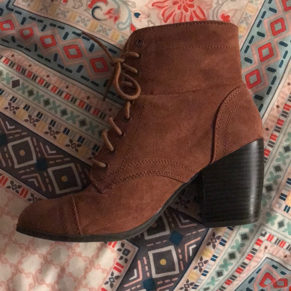 Heeled Combat Booties